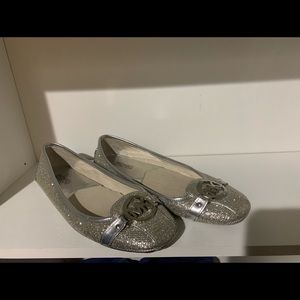 Michael Kors Silver Ballet Shoes